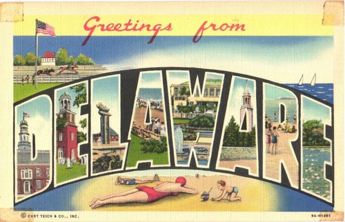 Delaware large letter - delaware,